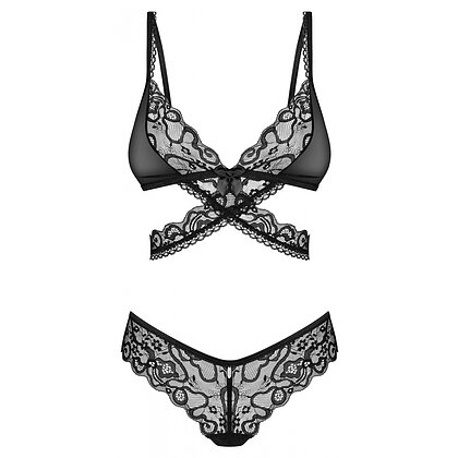 Set Obsessive Blomentis 2 Piese Negru M-L