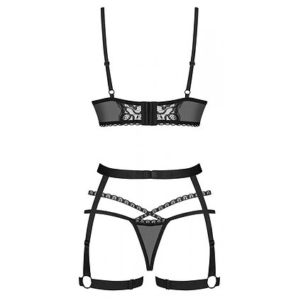Set Obsessive Blomentis Negru XS-S 4