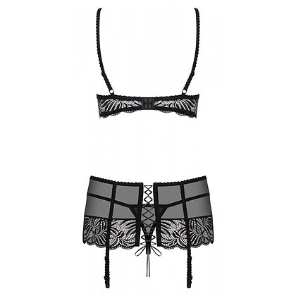 Set Obsessive Contica Negru S-M 4