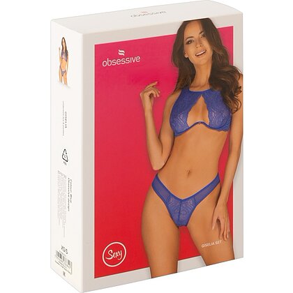 Set Obsessive Giselia Albastru M-L 5