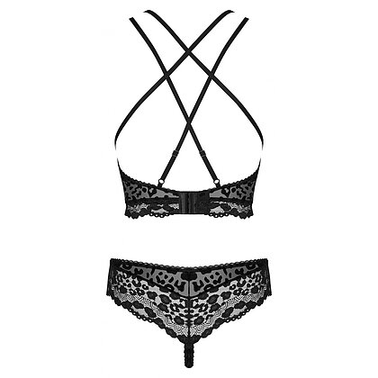 Set Obsessive Giully Negru S-M 4