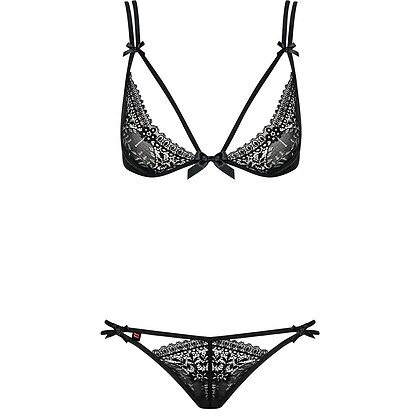 Set Obsessive Intensa Negru S-M