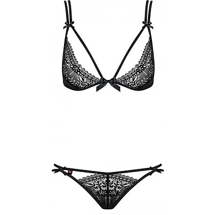 Set Obsessive Intensa Negru L-XL