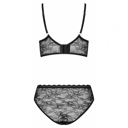 Set Obsessive Laurise Negru S-M 4