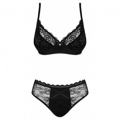 Set Obsessive Laurise Negru S-M 3