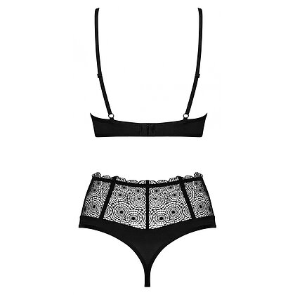 Set Obsessive Sarlotte Negru 2XL 4