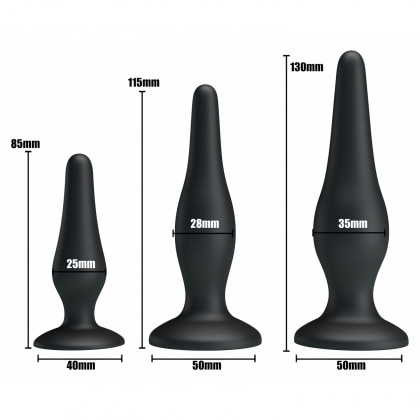 Set Pretty Love Mini Anal Negru 5