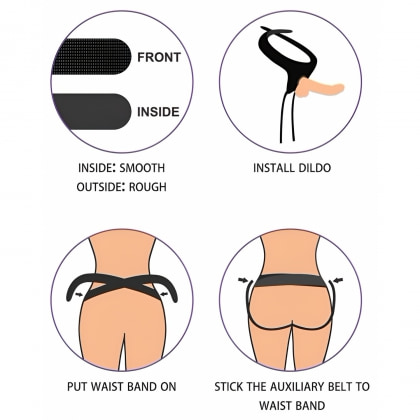 Set Strap-On și Dildo Easy Ingen 5