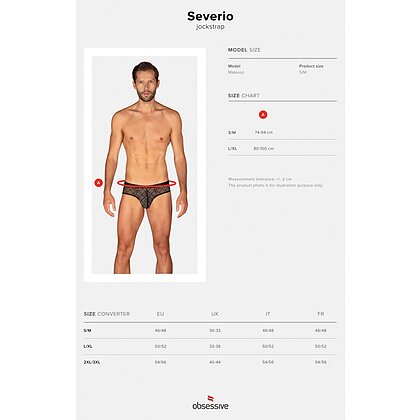 Chilot Obsessive Severio Jockstrap Negru L-XL 5
