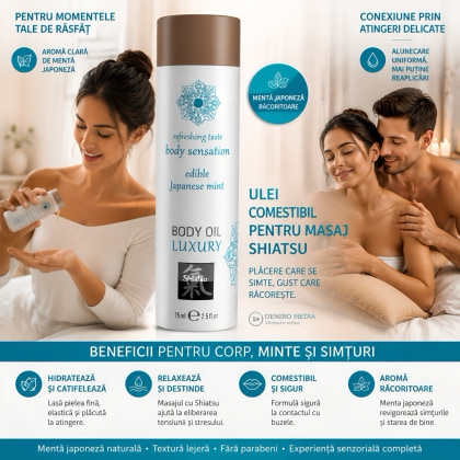 Shiatsu Luxury – Ulei Comestibil Menta Japoneză, 75 ml 4