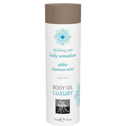Shiatsu Luxury – Ulei Comestibil Menta Japoneză, 75 ml
