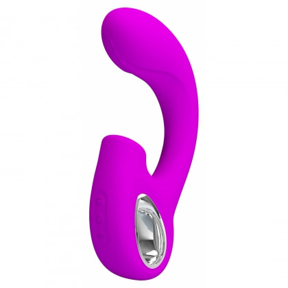 Sibel Vibrator Dublă Stimulare 10+30 Moduri Reîncărcabil Mov 3
