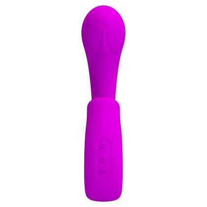 Sibel Vibrator Dublă Stimulare 10+30 Moduri Reîncărcabil Mov 4