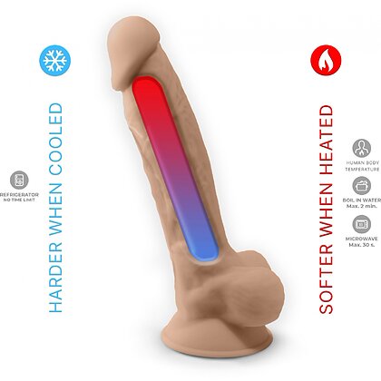 Silexd Dildo Realist 20.5 cm, 10 Funcții, Reîncărcabil 4