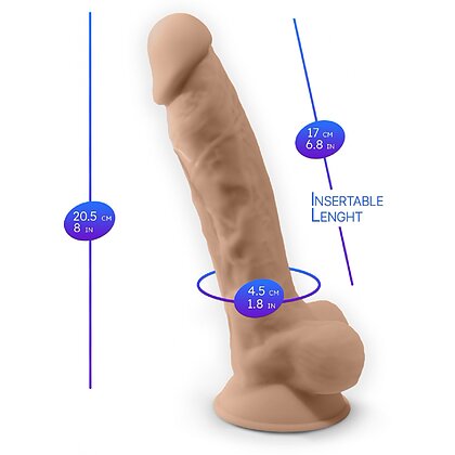 Silexd Dildo Realist 20.5 cm, 10 Funcții, Reîncărcabil 5