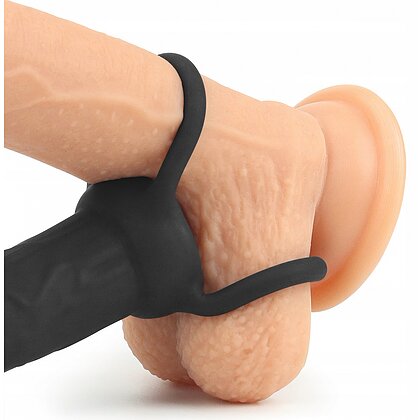 Strap-On Stimulare Anală Double Prober Negru 5