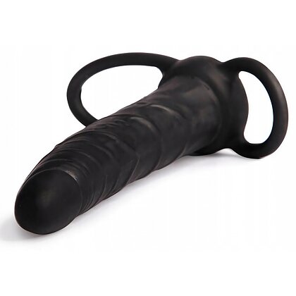 Strap-On Stimulare Anală Double Prober Negru 2