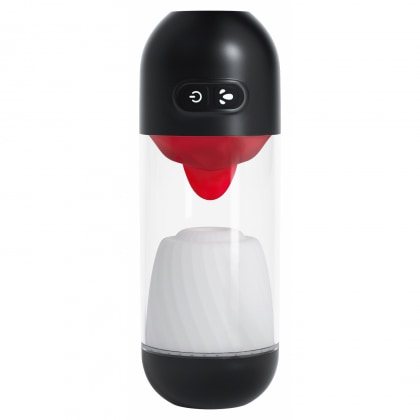 Slurpy Crushious Masturbator Automat 2 în 1 Alb 3