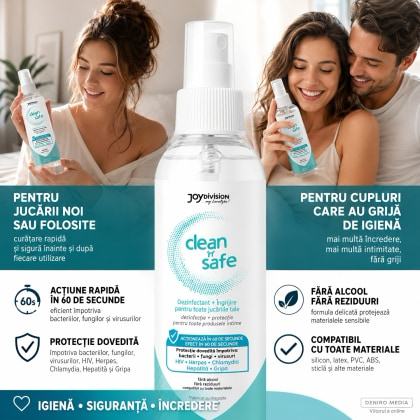 Spray Dezinfectant Clean N Safe 100ml 3