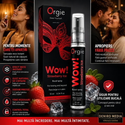 Spray Orgie Wow Strawberry Ice 10ml 2