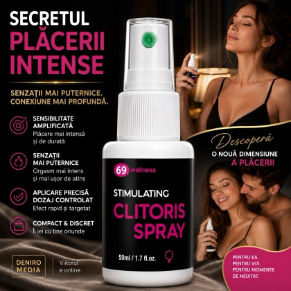 Spray Stimulant Clitoridian 69 Wellness Pentru Ea 50 ml 2