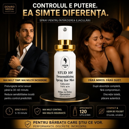 Spray Ejaculare Prematură Stud 100 Mini cu Lidocaină 12g 2