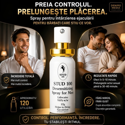 Spray Ejaculare Prematură Stud 100 Mini cu Lidocaină 12g 4