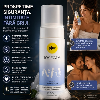 Spumă De Curățare Pjur Toy Foam 150 ml 2