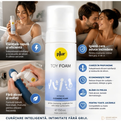 Spumă De Curățare Pjur Toy Foam 150 ml 6