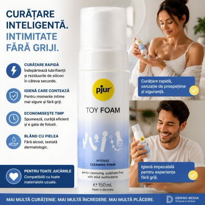 Spumă De Curățare Pjur Toy Foam 150 ml 4