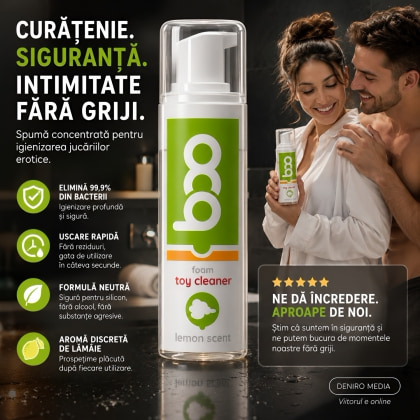 Spumă Curățarea Jucăriilor Erotice BOO 160ml 2