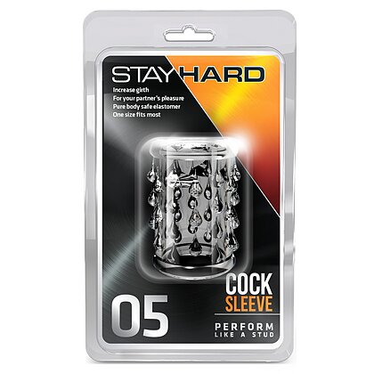 Manșon Penis Stay Hard 05 Transparent 3