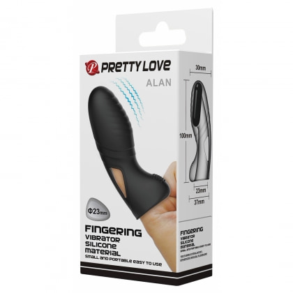 Stimulator Cu Vibrații Clitoris Pretty Love Alan Negru 9