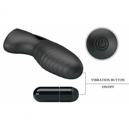 Stimulator Cu Vibrații Clitoris Pretty Love Alan Negru 7