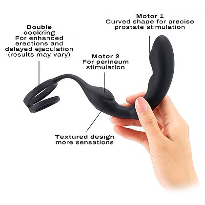 Stimulator Prostată Dorcel P-Ring Negru 8