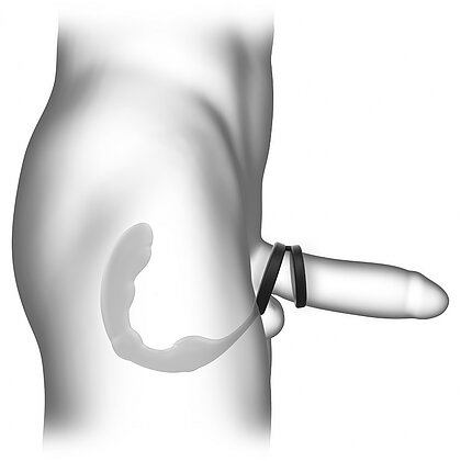 Stimulator Prostată Dorcel P-Ring Negru 7