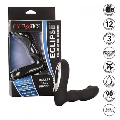 Stimulator Prostată Eclipse Roller Ball Negru 7