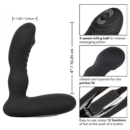 Stimulator Prostată Eclipse Roller Ball Negru 8