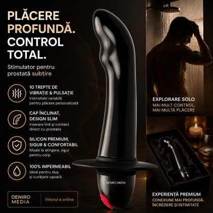 Stimulator Prostată Quest Negru 2