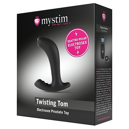 Stimulator Prostată Twisting Tom Negru 5