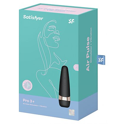 Stimulator Satisfyer Pro 3 Vibration Negru 5