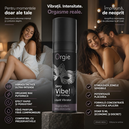 Stimulent Efect Vibrație High Voltage 15ml 3