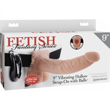 Strap-on Fetish Fantasy 24cm cu Vibrații 6