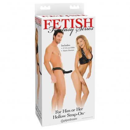 Strap-On Pentru Bărbați Hollow Pipedream Negru 5