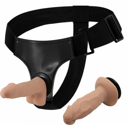 Strap On Silicon Culoarea Pielii 10.5 Cm