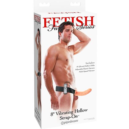 Strap On Vibrating Hollow 20cm 4