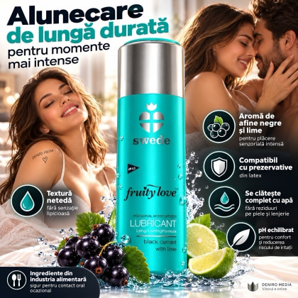 Swede Fruity Love 50 ml Lubrifiant cu Coacăze Negre 2