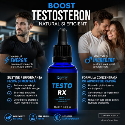 Testorx Powerful Booster Hormon Masculin 30ml 6
