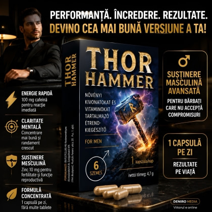 Thor Hammer Pills 6 Capsule Potență și Vigoare 2