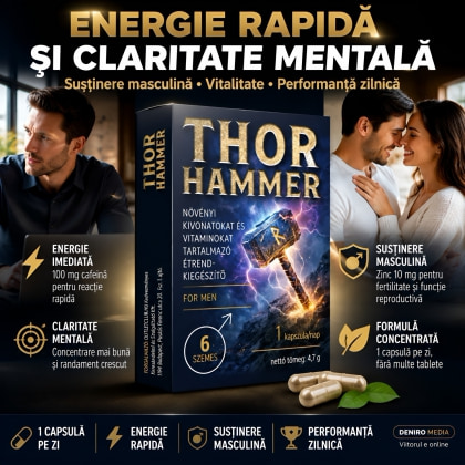 Thor Hammer Pills 6 Capsule Potență și Vigoare 4
